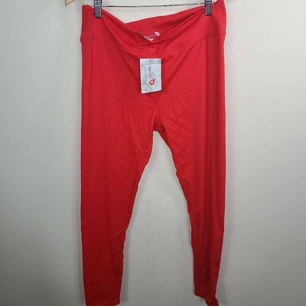 Baleaf Women's Red Leggings